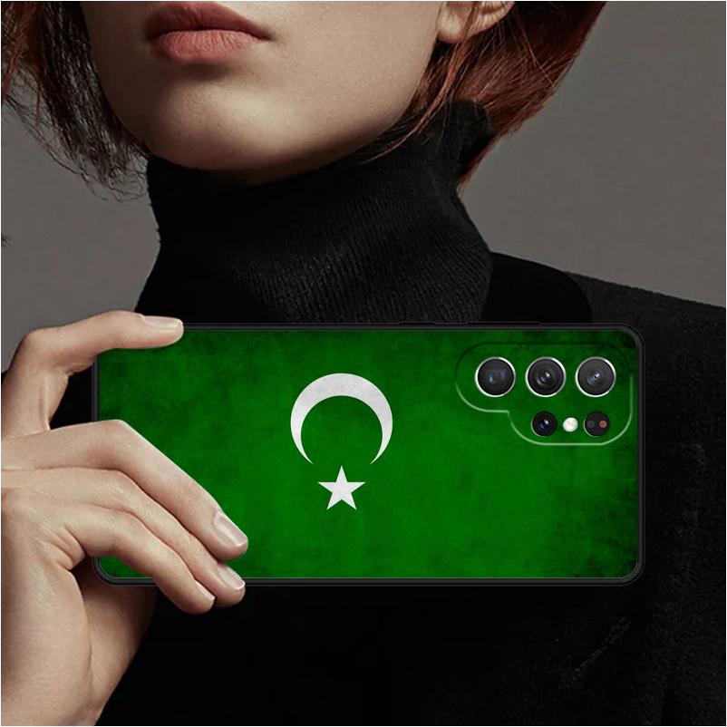Pakistan Flag Banner Phone Case Cover Coque For Samsung Galaxy S24 Ultra 23 S22 Plus S21 FE S20 Note 10 Pro Note 20 lite