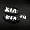 AABJA1 ABS Car Front Hood Emblem Rear Trunk Modified Badge For KIA Logo Sportage K5 R Sorento Carens Steering Wheel Styling Accessories