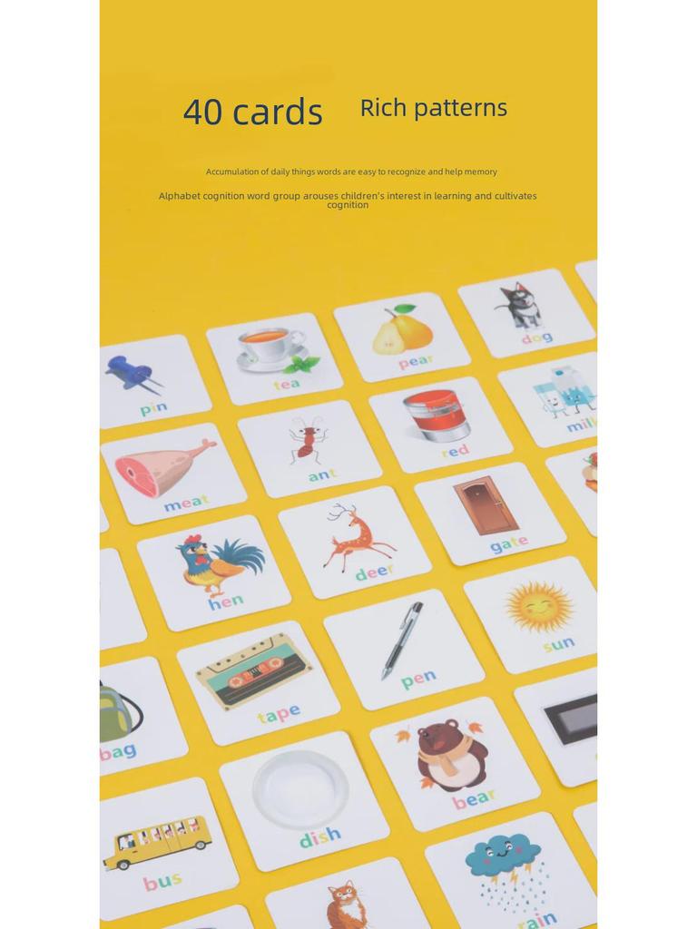 Children's Interactive Word Spelling Puzzle Cube Game - Early Education English Learning Toy