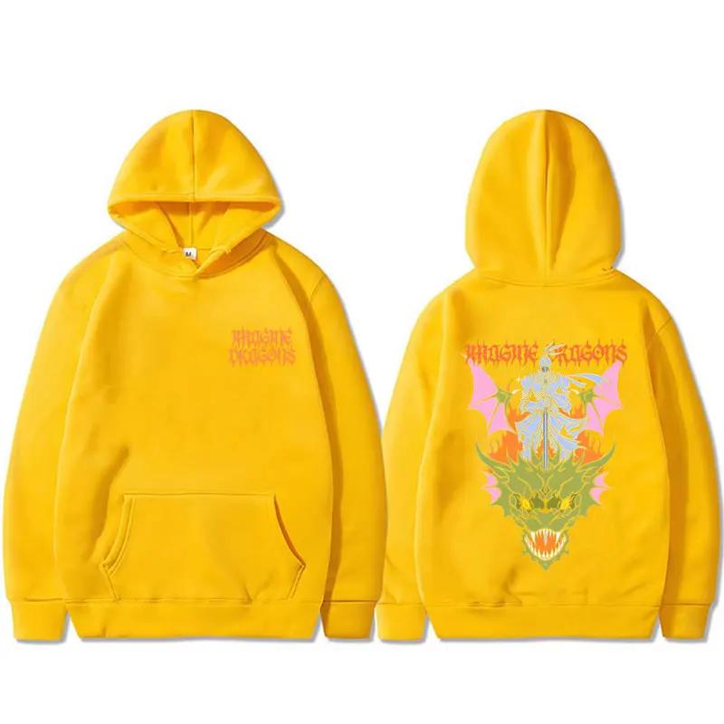 Autumn and Winter Hoodies Dragon Belt Weaving Machine 2025 World Tour Hoodies Men's and Women's Rock Street Leisure Warm Hoodies