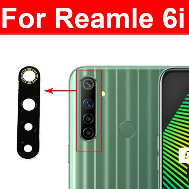 Стеклянный объектив задней камеры для Realme 8 Pro 6 7 3i 5i 6i 7i 1 2 3 5 5S 6s Global 5G Запасные части для заднего стеклянного объектива