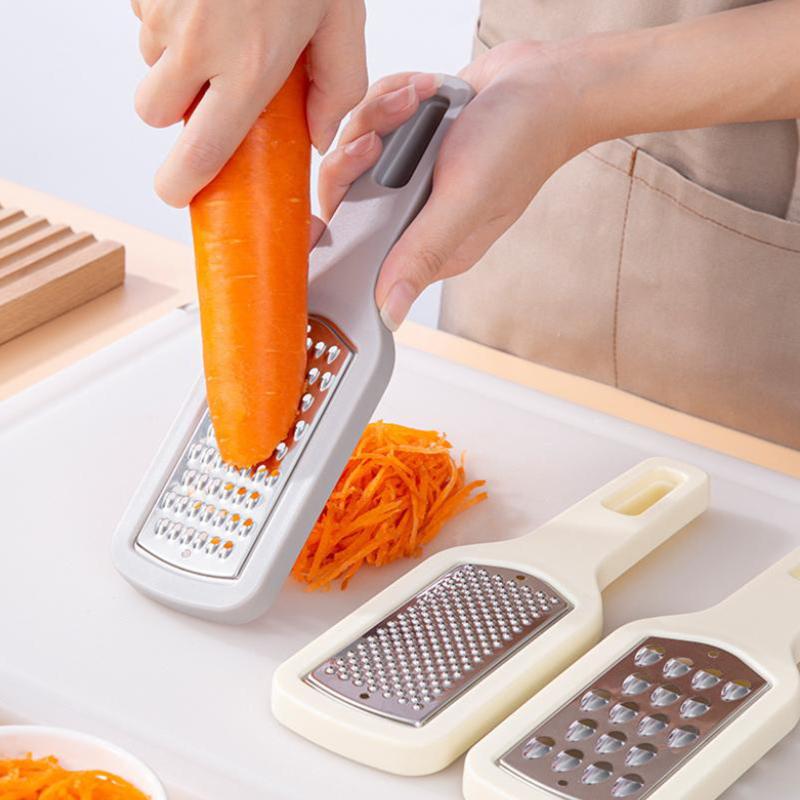 3 In 1 Carrot Grater Multifunctional Vegetable Cheese Chopper Uniform Cutting For Fast Kitchen Tasks