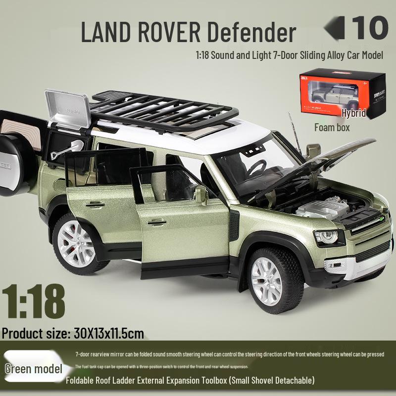 Аутентичный 1:18 Модель легкосплавного автомобиля Land Rover Range Rover - Модные украшения в виде скрытых коробок