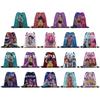 Girls Group Poster Printed Canvas Bag Style Fan Support Zipper,Full Color Drawstring Backpack Storage Bag With Drawstring And Drawstring