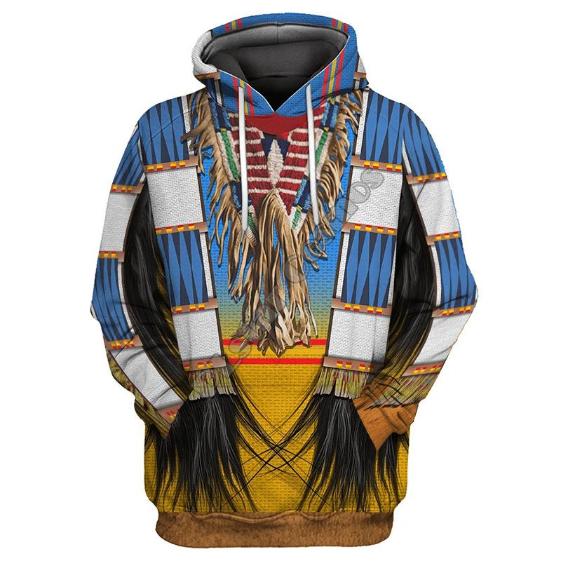 Мужская толстовка Удобная и универсальная толстовка с длинным рукавом с 3D-принтом татуировки