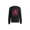 CNY Series Graphic Sweatshirt With Logo Print, Slim Fit Men Tops Black GR2125