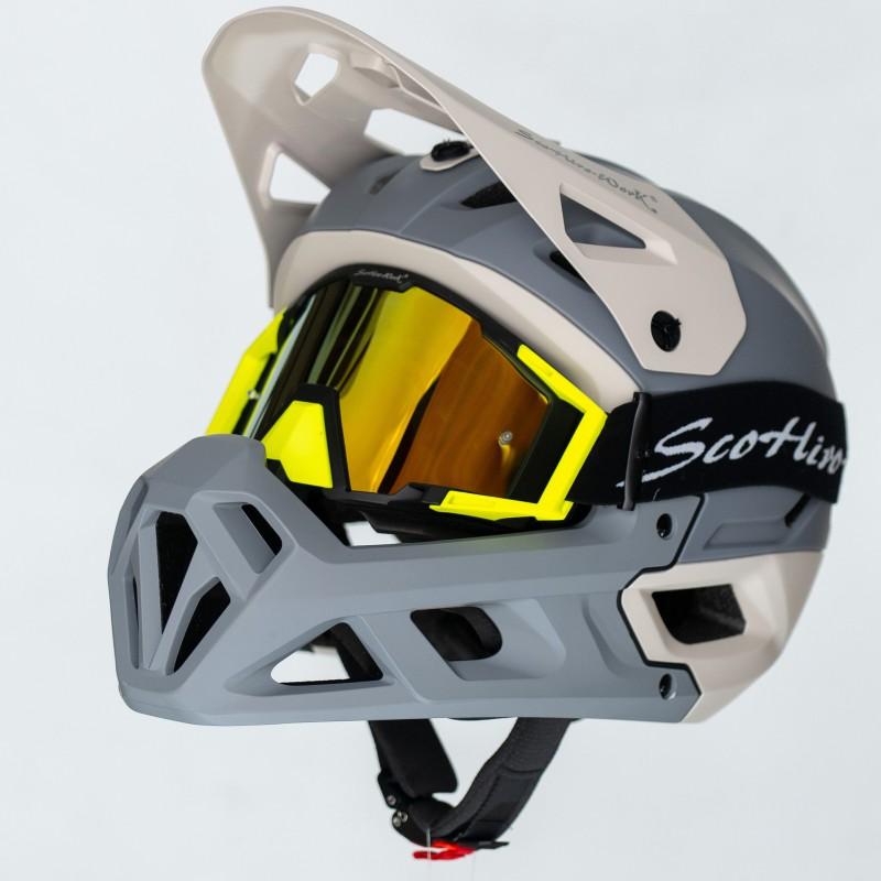 Full Face Mountain Bike Helmet Downhill Trail Riding AM Enduro MTB Cycling Safety Gear