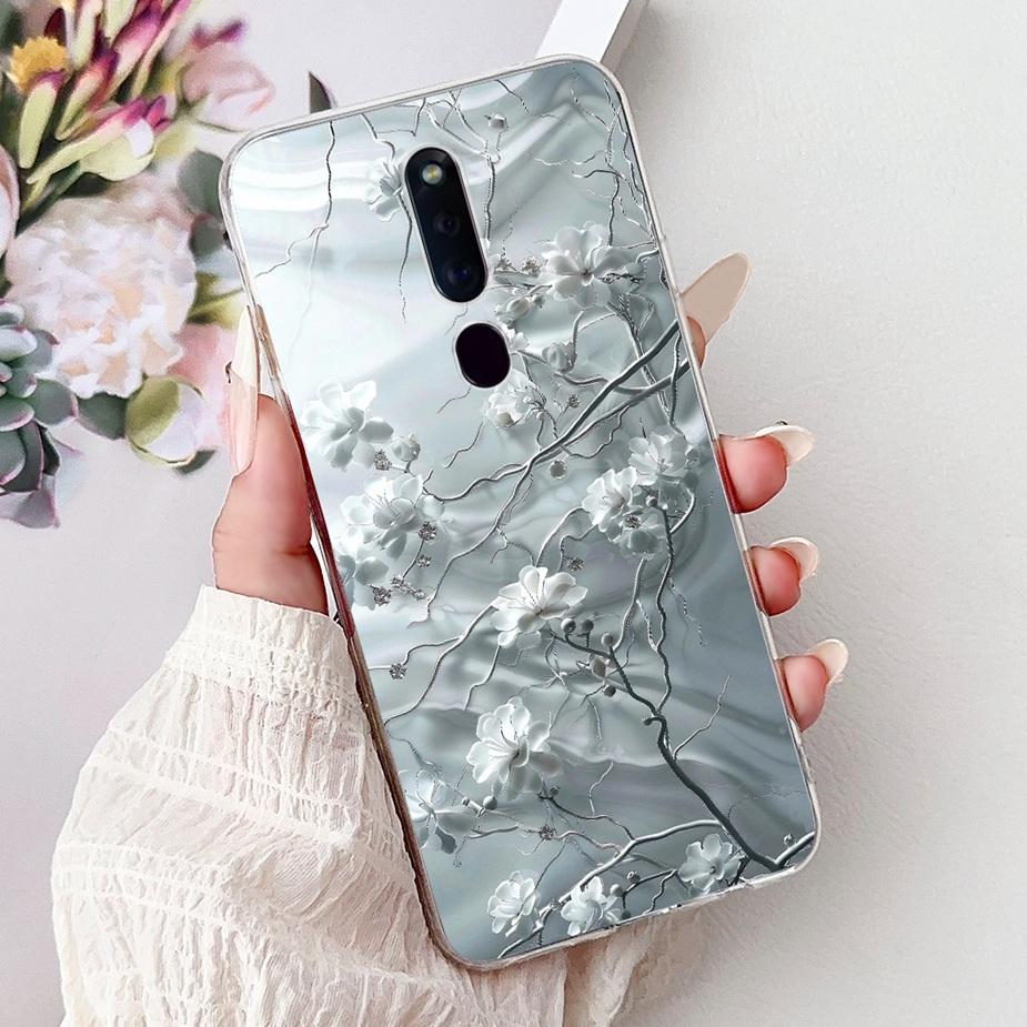 Чехол для Oppo F11 CPH1913 CPH1911 Цветы Расписная Крышка Мягкий Силиконовый Чехол для Телефона Для Oppo F11 Pro F 11 OppoF11 Pro Сумки