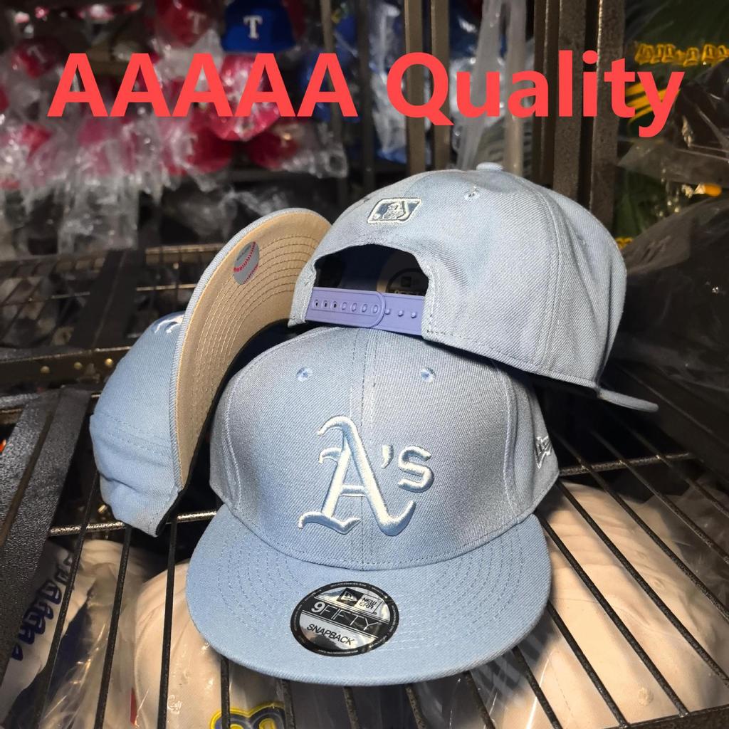 High-quality Oakland Athletics embroidered baseball cap, adjustable flat-brim sun hat for men and women