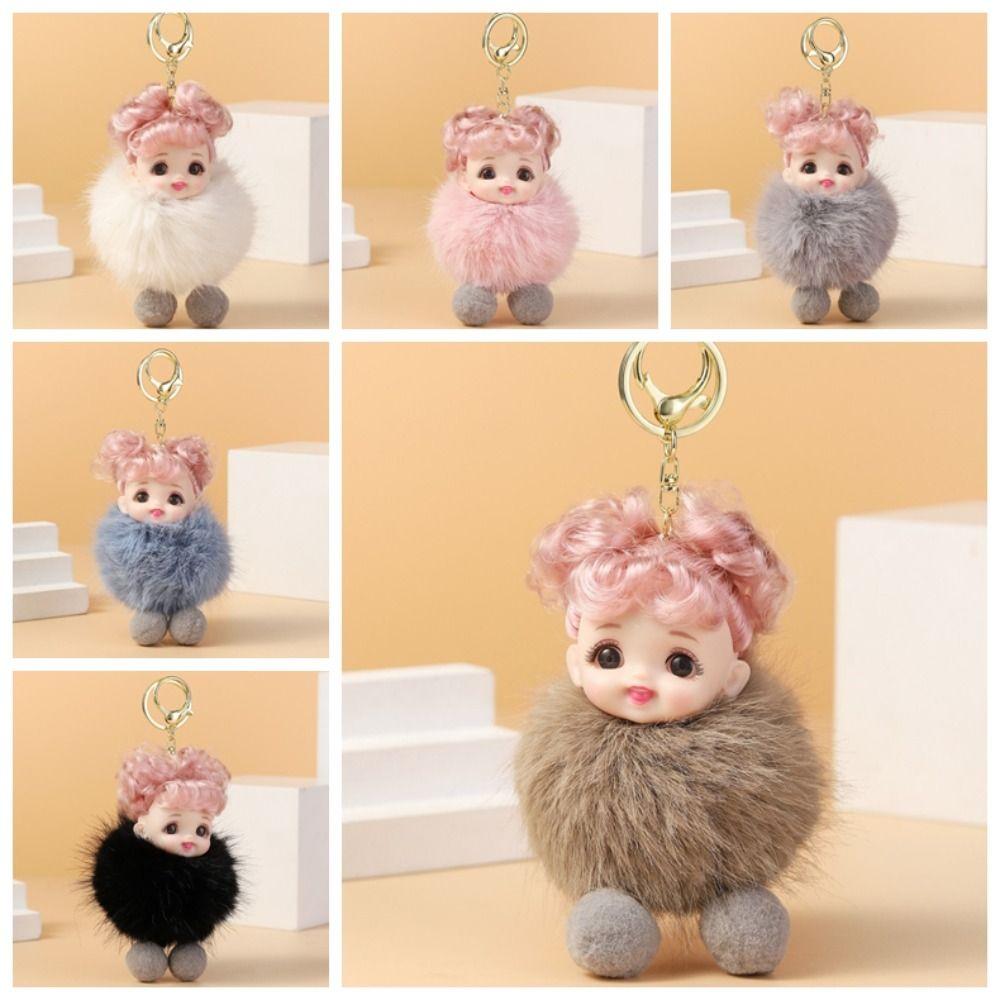 Кукла-младенец, плюшевые куклы, подвеска, мягкий брелок для ключей от машины, пушистый брелок для куклы, декор для рюкзака