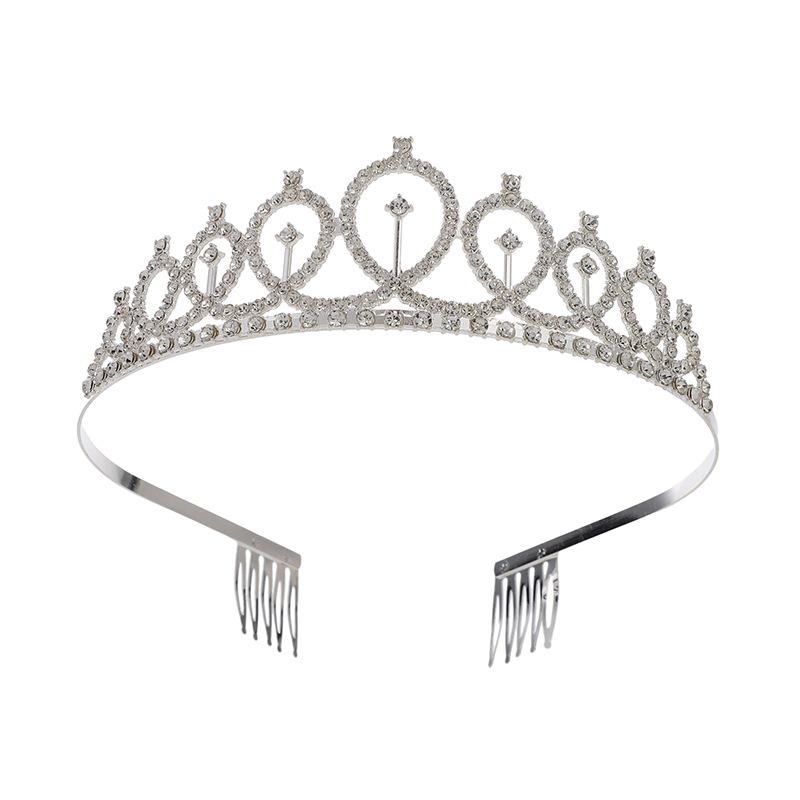 Корона на день рождения, повязка на голову, свадебная тиара, стразы, аксессуары для волос, сплав, корона, корона принцессы на день рождения