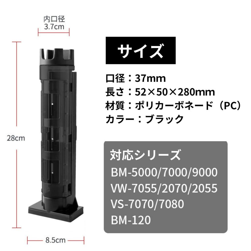 Держатель удилища Поликарбонат Набор из 2 шт Рыбалка Черный Подставка для удилища Удобная высота для рыбалки Регулируемый Набор из 2 шт [KOREWA] 3-уровневый (черный)