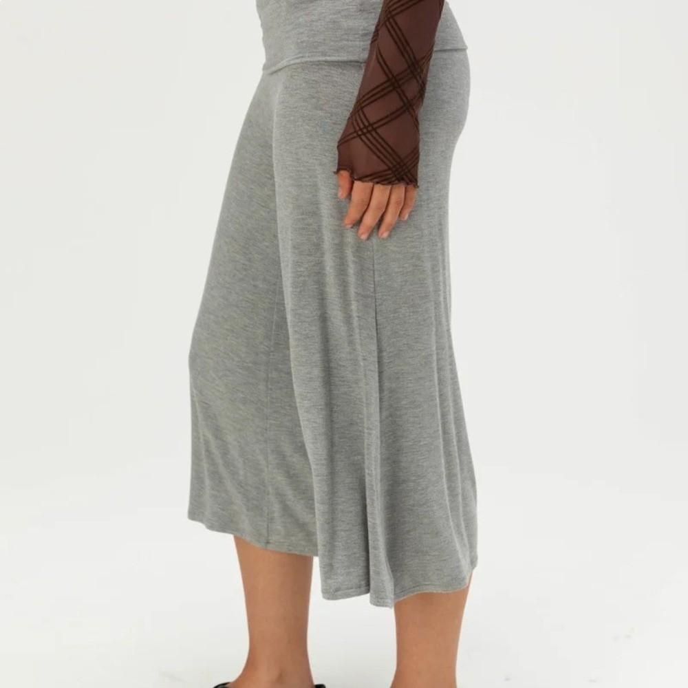 Polka Dot Wide Leg Pants Thin Foldover Waist Pants Fashion Low Waist Capri Pants Girls