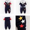 2021 Winter Baby Kids Clothing Sets Cartoon Toddler Boys Girls Warm Hooded Coats Pants Suit Kids Thick Tracksuit Clothes Set