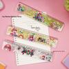 Super Mario Glitter Ruler - Cute 20cm Student Stationery