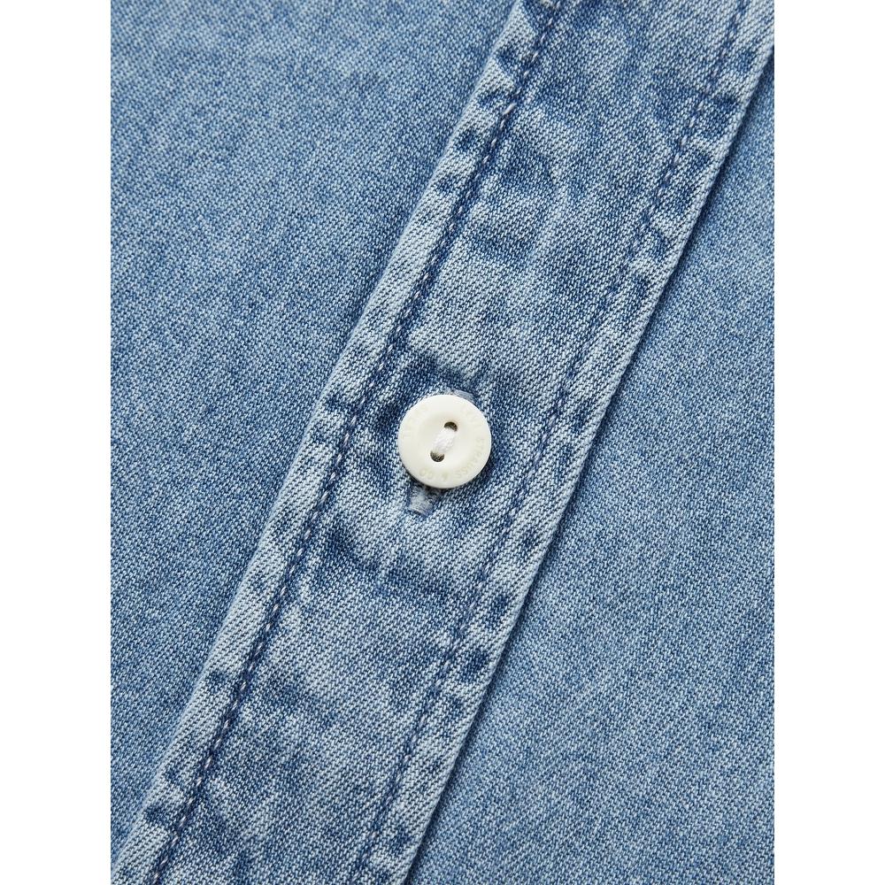 Levis Удобная Универсальная Винтажная Повседневная Джинсовая Рубашка с Длинным Рукавом Мужские рубашки 19587-0348