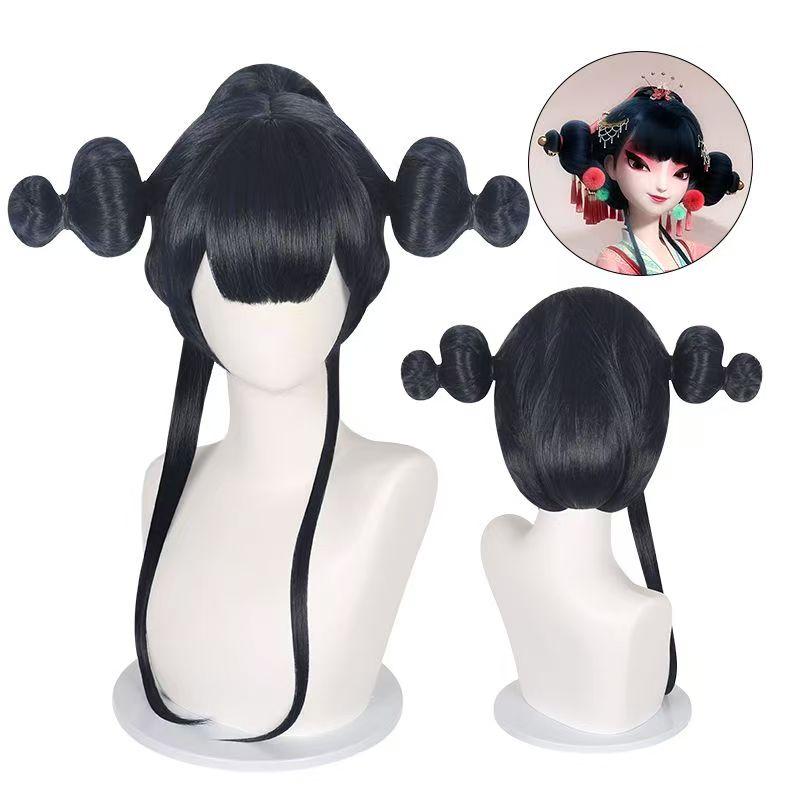 Китайский мультфильм Белая змея Девушка Лиса Демон Косплей Костюм Женщины Ханьфу Маска для вечеринки Короткое платье Кимоно Халаты Цветочный кардиган