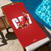Футбольное полотенце C-Cristianos R-Ronaldoo C-Cr-R7, из микрофибры, пляжное, быстросохнущее, без песка, из ультратонкого волокна, супермягкое.