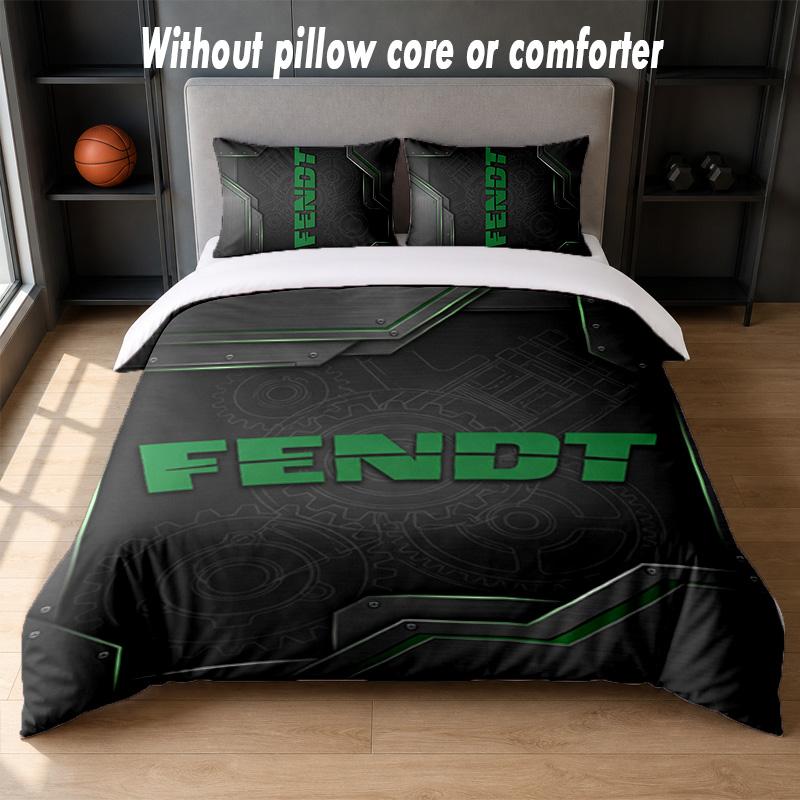Fendt Design Bed Bedding Set 1 Duvet Cover + 2 Pillowcases Soft Breathable Household Bed Linens