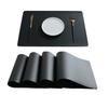 Set of 4 Placemats Durable Waterproof Woven Vinyl Easy To Clean Heat Resistant PVC For Dining Kitchen Wedding Decor