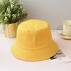 Unisex Cotton Bucket Hat Women Summer Sunscreen Panama Hat Men Pure Color Sunbonnet Fedoras Outdoor Fisherman Beach Cap