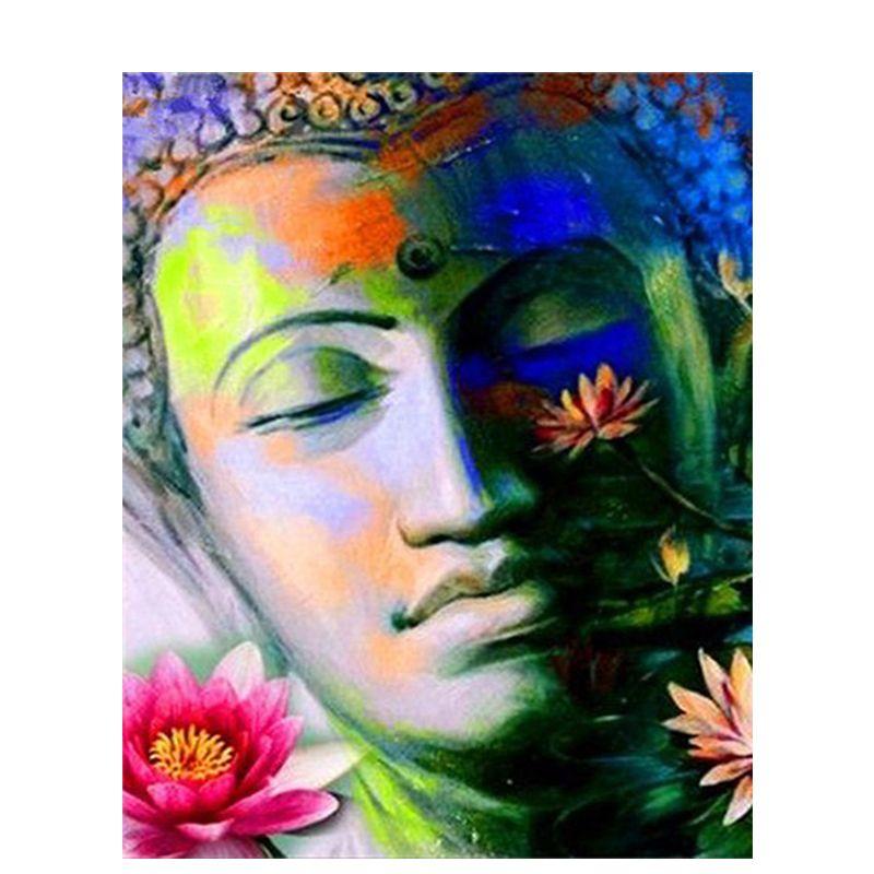 Алмазная живопись буддизм горный хрусталь искусство 5D Diy Алмазная вышивка религиозные фигуры полная круглая мозаика дома декабрь