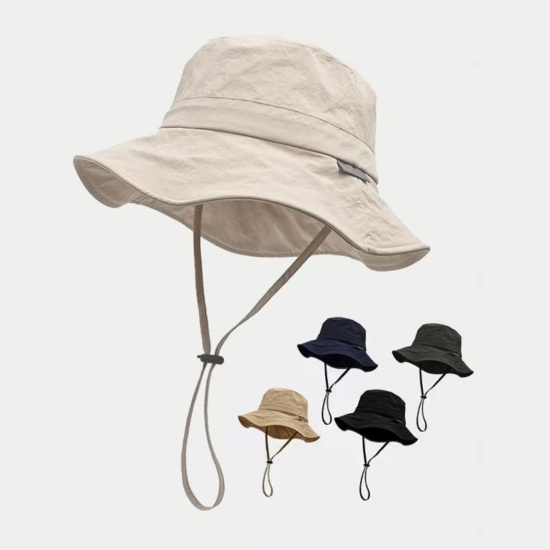 Outdoor Unisex Wide Brim UV Protection Sun Hat Summer Beach Bucket Cap Breathable Cooling Fishing Hats