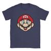 Mens Marios Big Face T Shirts  Pure Cotton Clothes Vintage Short Sleeve Round Neck Tee Shirt New Arrival TShirts
