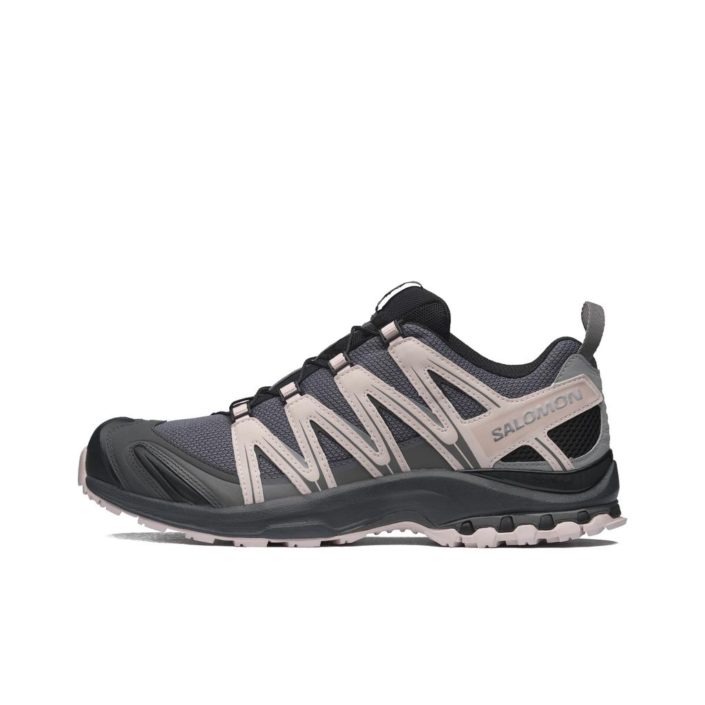 SALOMON XA Pro 3D Comfortable Soft Low-Top Running Shoes Unisex Sneaker Quiet-Purple Rock-Grey Black 491841
