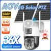 Solar Outdoor PTZ Camera with 36x Zoom & Dual-Screen Humanoid Tracking