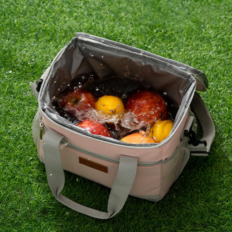 Beilin's best-selling insulated bag, large-capacity tote picnic bag, shoulder ice bag, portable camping and travel lunch bag