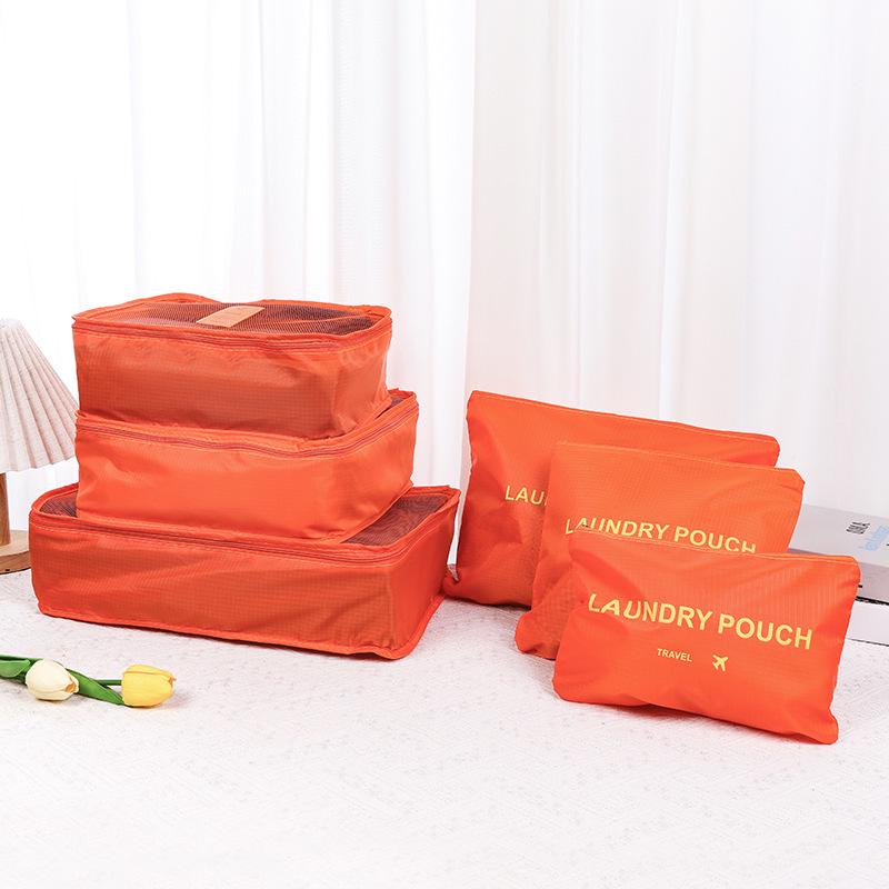 Корейский набор дорожных сумок для хранения - 6 штук с логотипом на заказ