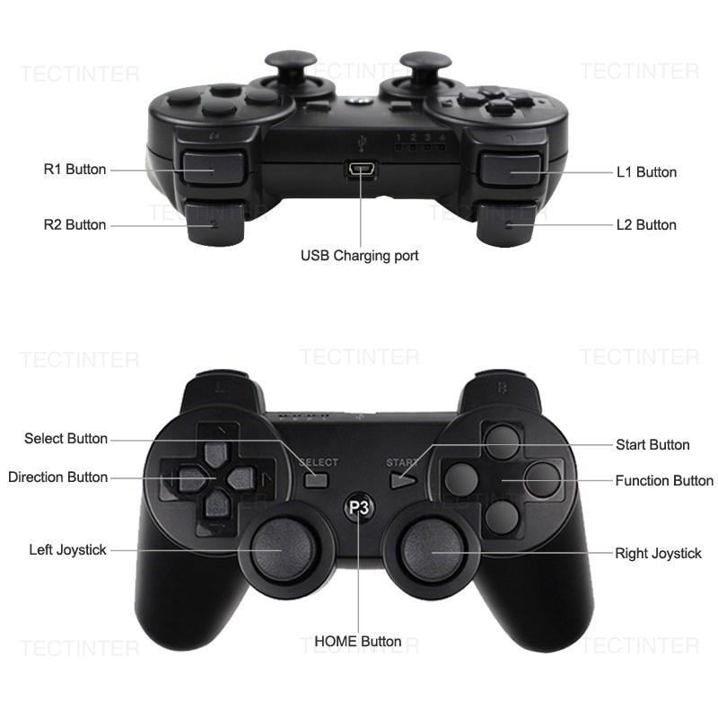 Беспроводной геймпад для PS3, контроллер, джойстик, консоль, пульт управления для Playstation 3, аксессуары для джойстика, поддержка Bluetooth