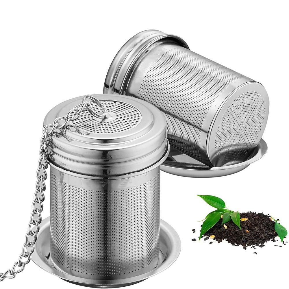 Extra Fine Mesh Loose Tea Infuser Drip Trays Tea Diffuser Filter Tea Steeper Loose Tea