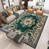 European Retro Large Carpet for Living Room Luxury Decoration Rug Non-slip Bedroom Cloakroom Washable Soft Mat