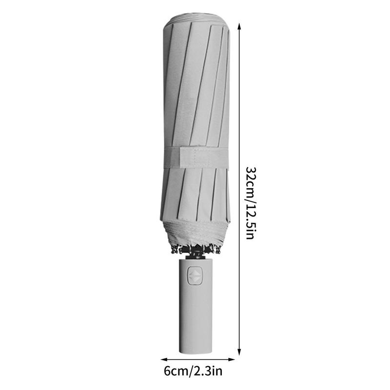 12 Bones Automatic Umbrella One-Click Opening And Closing Men's Business Folding Large Reinforced Windproof Women Sunshade