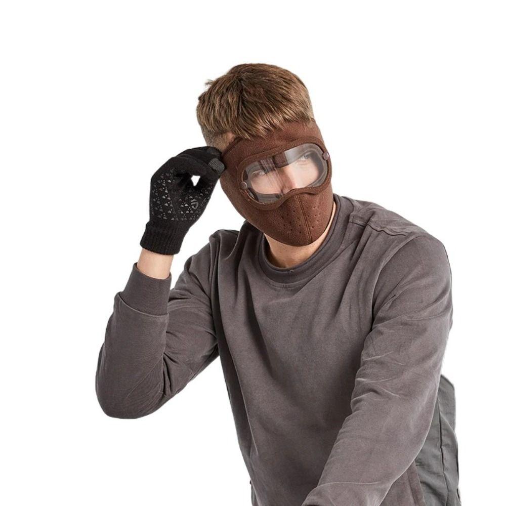 Thermal Ski Masks Windproof Earmuffs Mask Simple Winter Mask Running