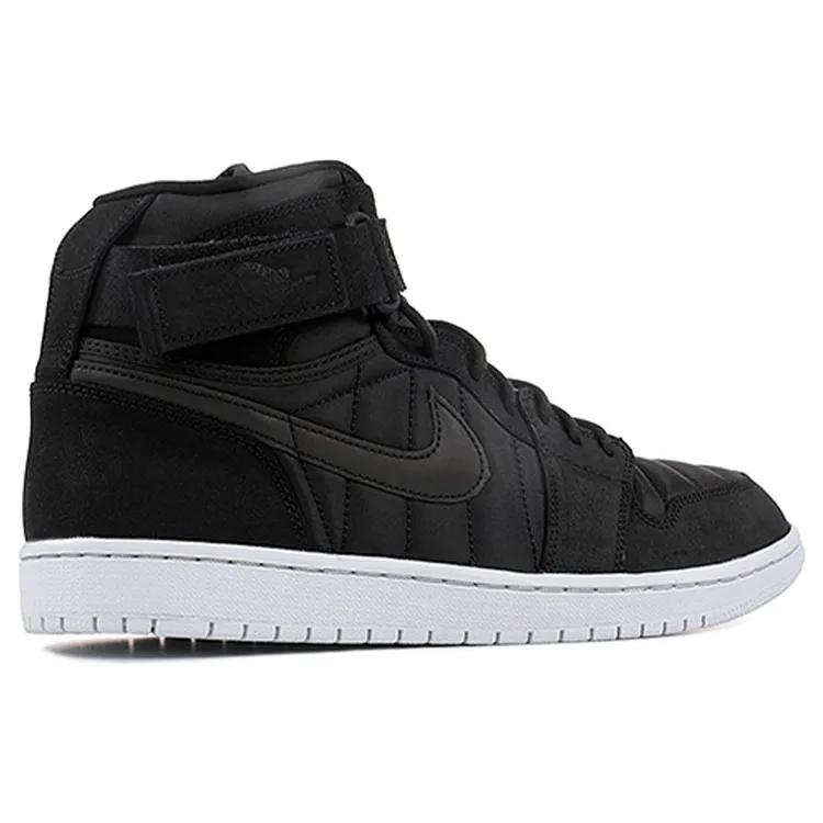 Air Jordan 1 High Strap 'Padded Pack' (Unisex) black / pure platinum-anthracite Vintage Basketball Shoes 342132 004