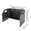Large Cookware Windshield Tri-fold Cooker Wind Protection Tea Stove Stove Wind Shield  Hiking