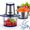 ASUTAS Food Processor 2L Large Capacity 5 Functions In 1 Coarse 400W High Power 2 Speed 4 Blade Cutter Food Chopper Can Crush Ice Blender Baby Food
