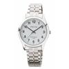 CREPHA Men's Analog Watch, Water Resistant, White with Silver Bracelet, TE-AM148-WTS