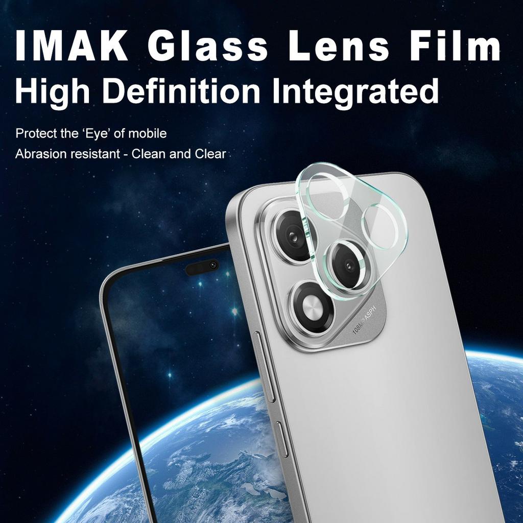 IMAK For Honor 400 Lite 5G Tempered Glass Camera Lens Protector+Acrylic Lens Cap
