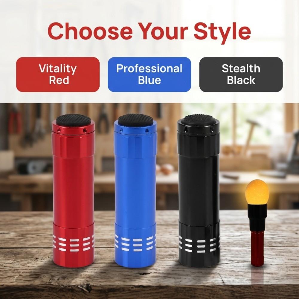 2Pcs Aluminum Alloy Shell Egg Candler Tester Poultry IncubationFertilized Egg Checking