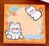 Cartoon Notepad Dog Memo Pad Self-adhesive Sticky Note Decal Scrapbooking DIY Diary Kawaii Stationery School Supplies