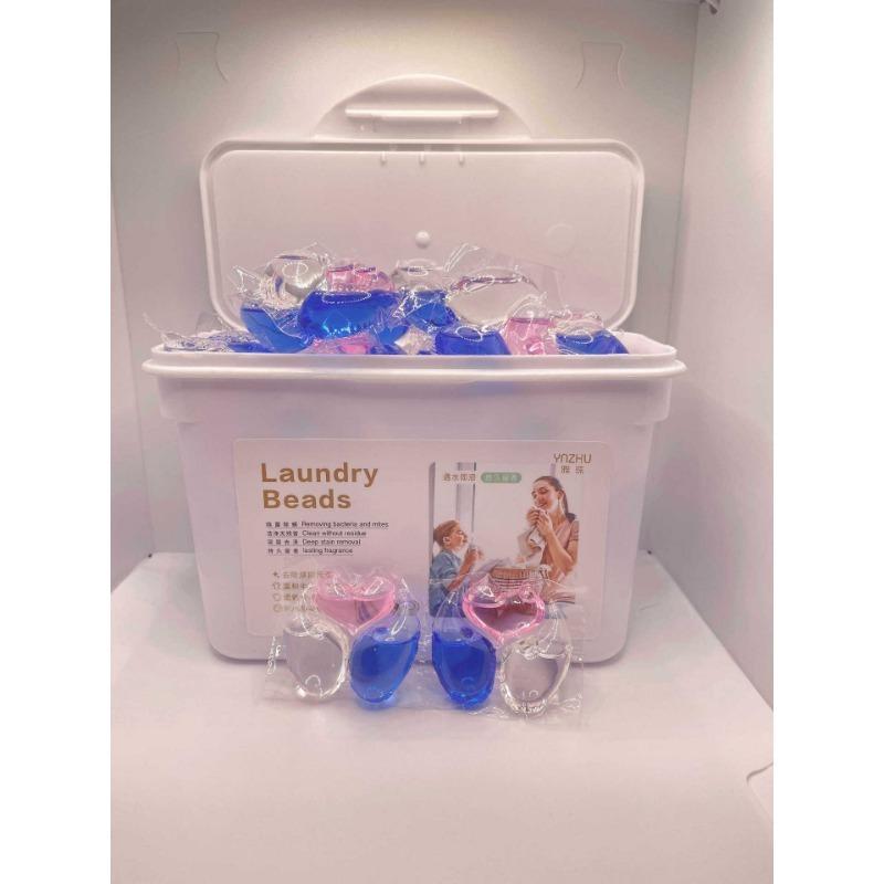 Три в одной коробке с гранулами геля для стирки, стойкие ароматизированные гранулы, мягкое и удаляющее клещей моющее средство для стирки с множественными эффектами