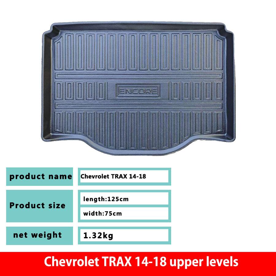 Durable Waterproof Eco-friendly TPE Trunk Mat for 2014-2018 Chevrolet Trax Interior Modification