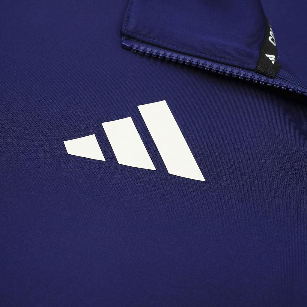 adidas Классическая универсальная ретро-куртка с тремя полосками, унисекс, синяя TR02NHJCS1-DBW