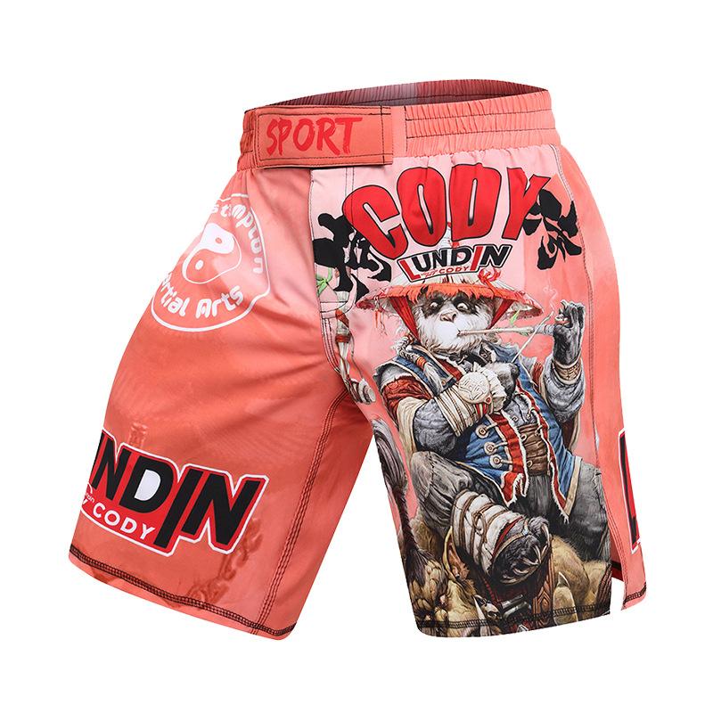 Мужские спортивные шорты Боксерские шорты MMA для боев Тренировочные шорты по боевым искусствам Соревновательные шорты Муай Тай Джиу-джитсу Шорты для грэпплинга