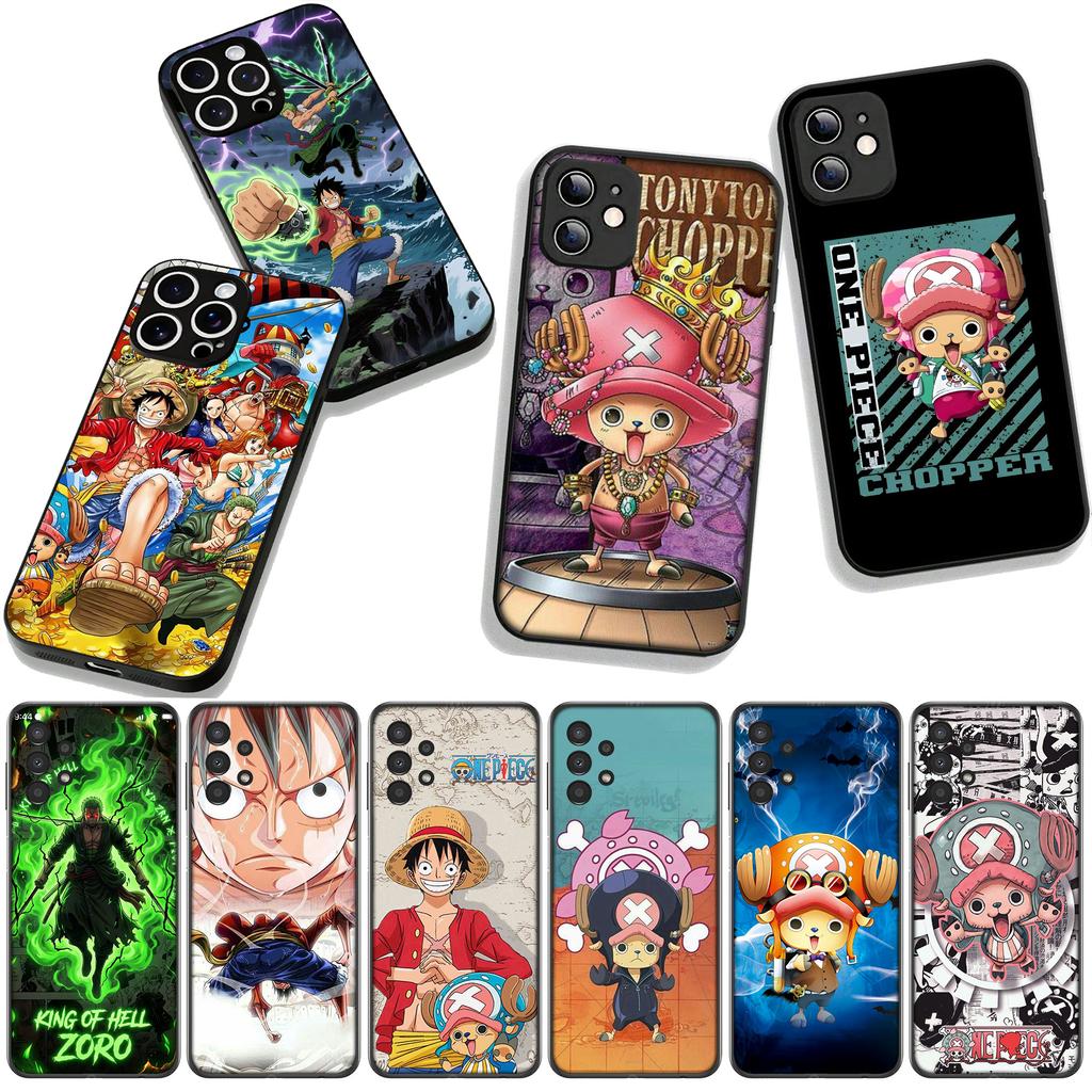 Чехол для Apple iPhone 16 15 14 Plus 13 12 Mini 17 Pro Max + ProMax 16E Air с изображением Тони Чоппера, Луффи и Зоро.