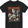 Готическая футболка с графическим принтом Hellraiser для мужчин и женщин с официальным дизайном Пинхеда и Души